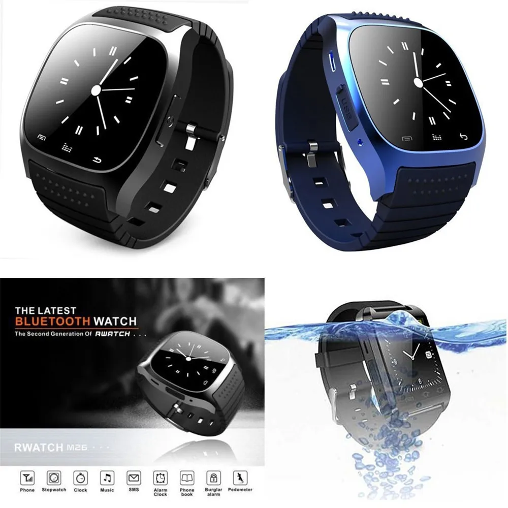 

Sports smart watch M26 smart bracelet Bluetooth with dial phone anti-lost for IOS Android mobile smart watch men