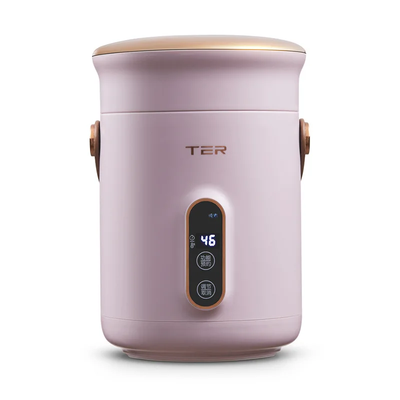

ZK30 Electric Stew Pot Slow Cooker Tea Maker Portable Hot Pot Prridge Soup Maker with Appointment For Home Travel 600ml