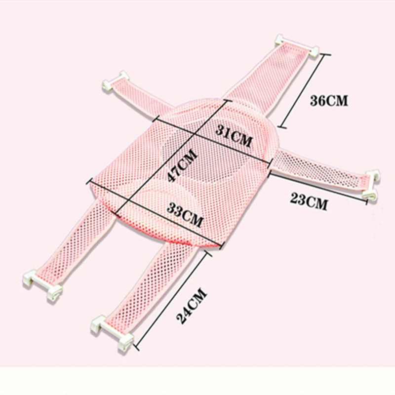 

Baby Tub Net Adjustable Antiskid Security Support Child Shower Cradle Sling Mesh for Infant Bathing Bathtub Sling Mesh Net