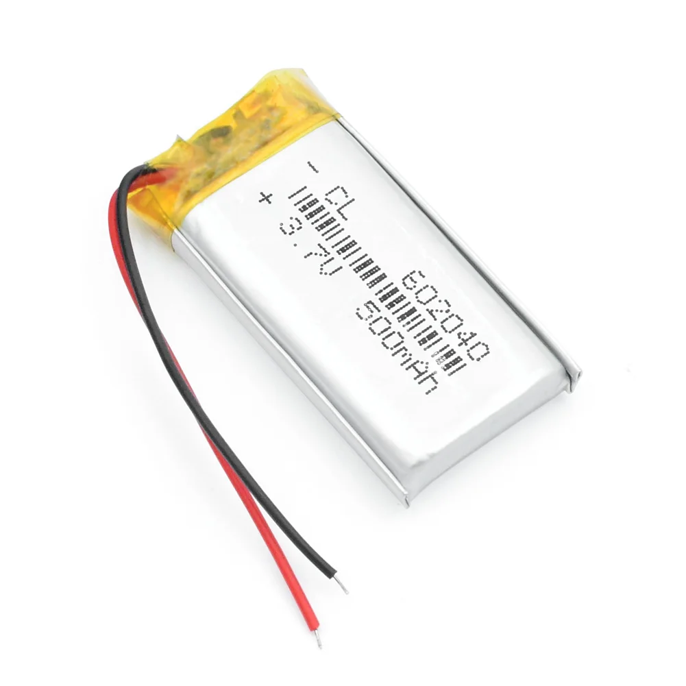 602040 3 7 в 500 мАч литий полимерный ионный аккумулятор для gps MP3 MP4 MP5 Автомобильный
