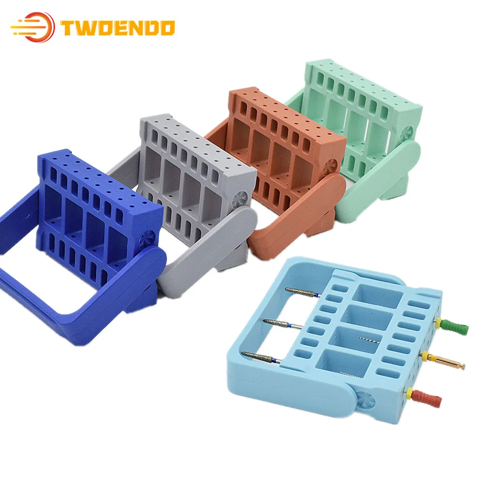 Стоматологический 5 шт. подставка держатель Автоклавный эндо-блок для