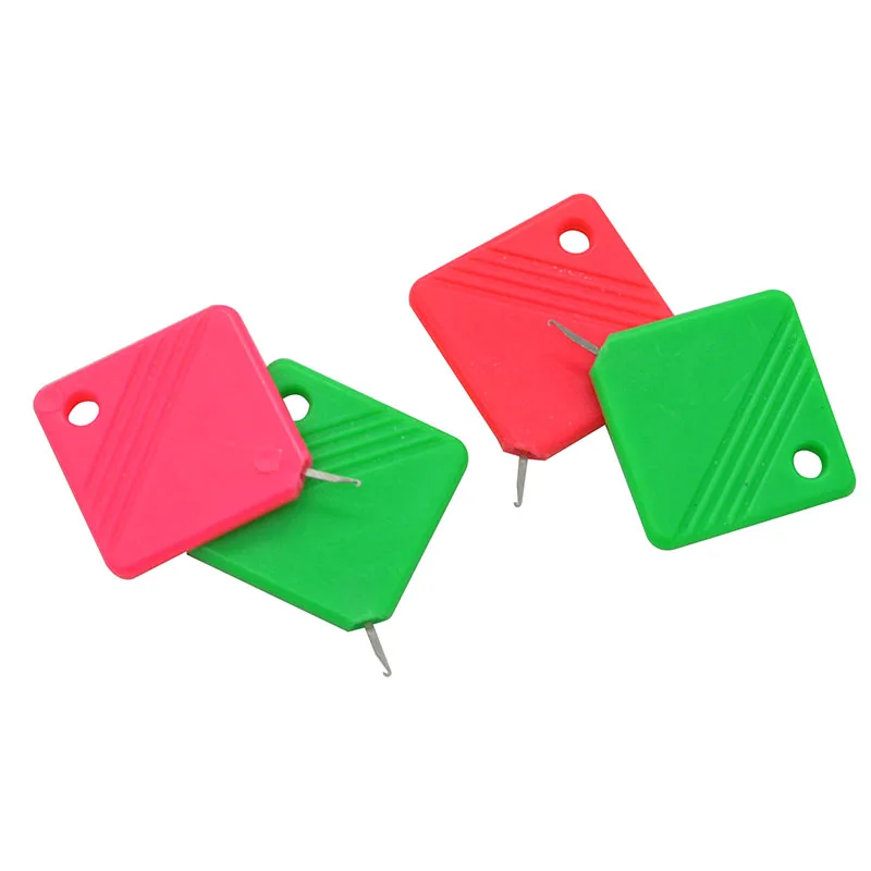 Автоматический считыватель игл 10 шт. инструмент для вставки цветных пластиковых