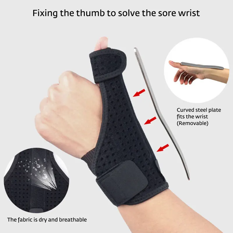 

1 Piece Thumb Up Carpal Tunnel Wrist Brace, Wrist Splint Support Great for Tenosynovitis Typing Wrist Thumb Pain Arthritis