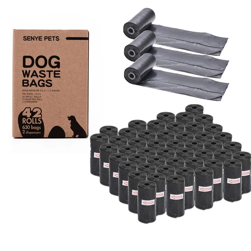 

Biodegradable Dog Poop Bags Eco-Friendly 10 Rolls/Pack Garbage Clean-up Bag For Pet Outdoor Waste Degradable Poop Pick Up Bags