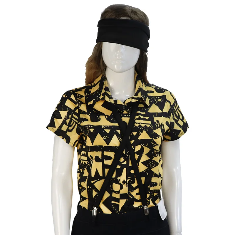 Костюм для косплея Stranger Things 3 Eleven женская рубашка EL карнавальные вечерние костюмы