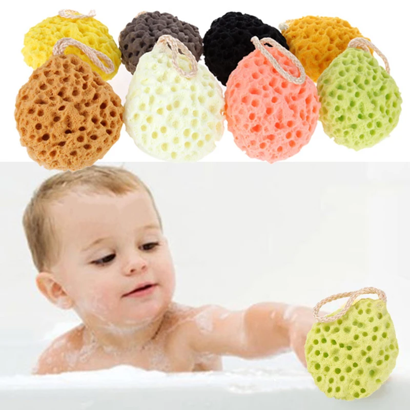 

Baby Eco-friendly Brushes Bath Sponge Massage For Baby Shower Exfoliating Body Cleaning Scrubber Super Soft Cleaning Brushe Gift