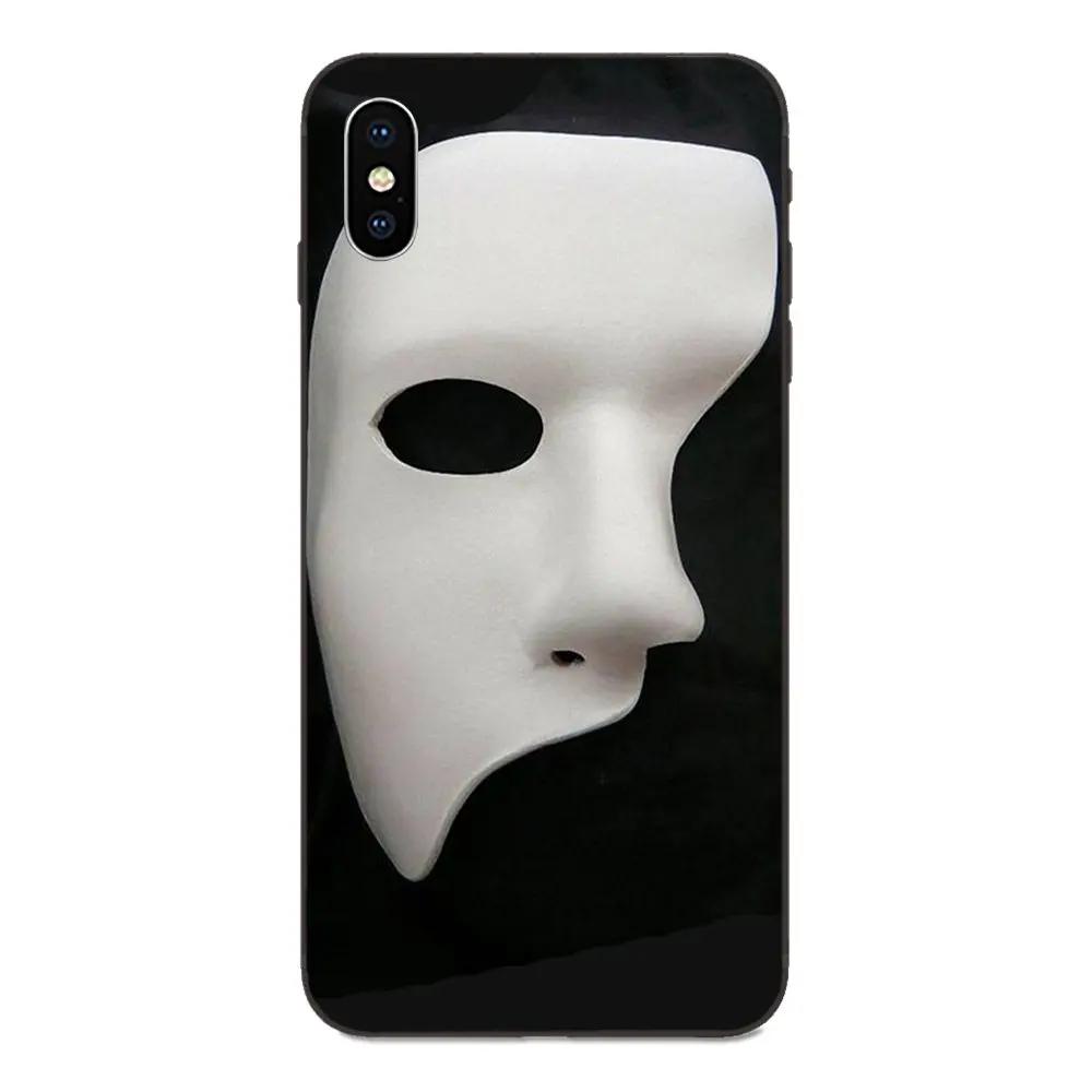Чехол для телефона из ТПУ с рисунком фантома оперы Apple iPhone 4 4S 5 5S SE 6 6S 7 8 Plus X XS Max