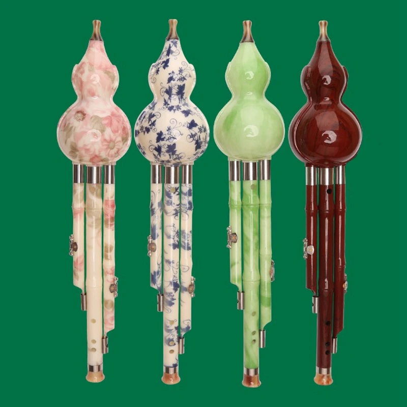 C Key Hulusi Gourd PIPE с китайским узлом чехол для ношения начинающих|Бамбуковая флейта| |