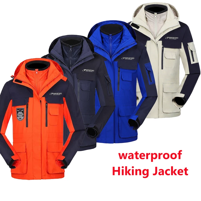 Мужские и женские куртки для походов водонепроницаемая ветровка альпинизма на