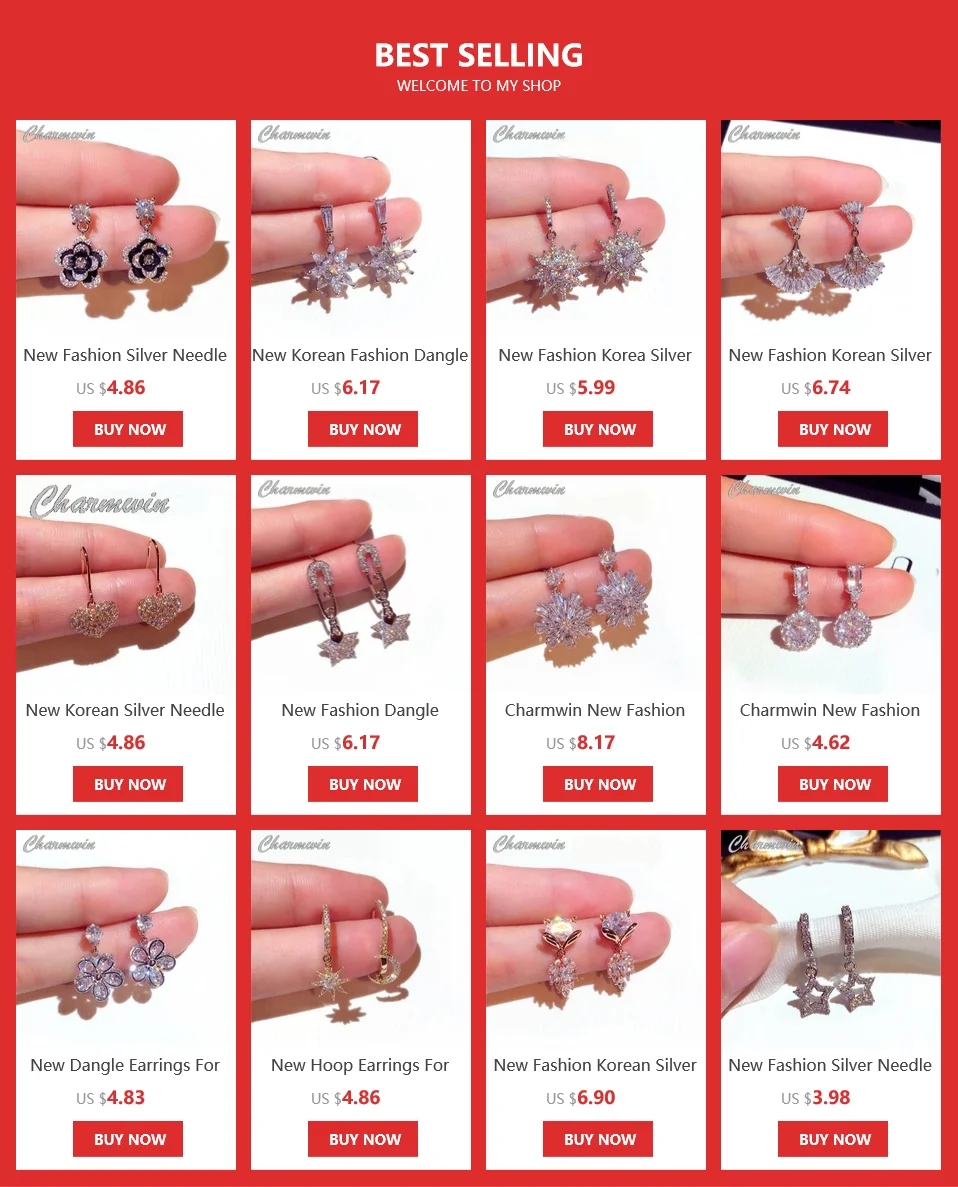 Charmwin, новинка, модные серебряные серьги с иглой для женщин, длинные серьги, стразы, серьги с подсолнухом, Женские Ювелирные изделия, PE1876