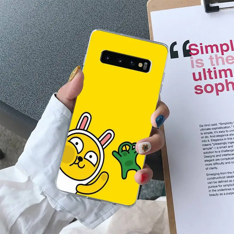 

YNDFCNB Beautiful cat Phone Case for Samsung S10 S10e S8 S9 Plus S7 Edge Note10 9 8 Soft Transparent TPU cove