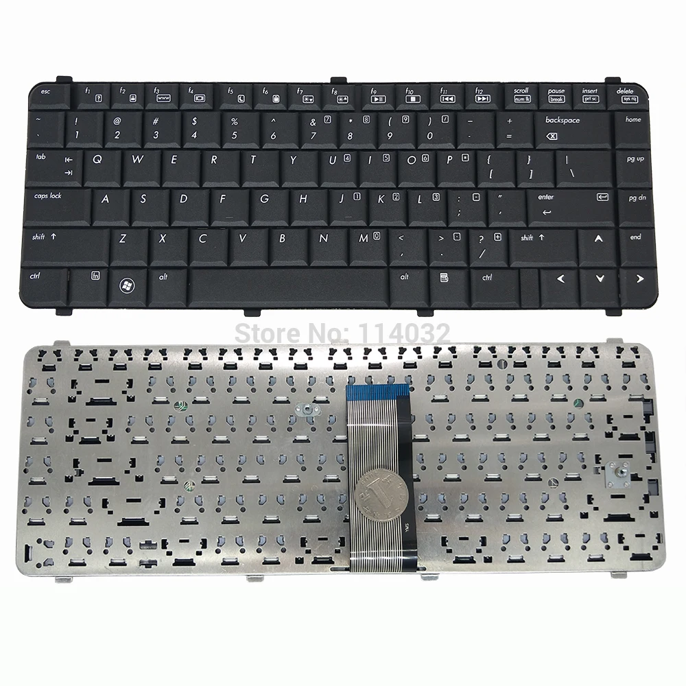 

Ноутбук с английской клавиатурой для HP Compaq CQ610 511 515 516 610 615 CQ510 CQ511 черный клавишный ввод клавиатуры новый оригинальный внутренний