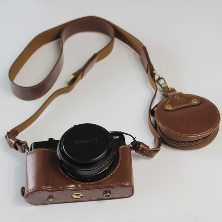 Чехол из искусственной кожи чехол накладка на половину корпуса для камеры Olympus pen