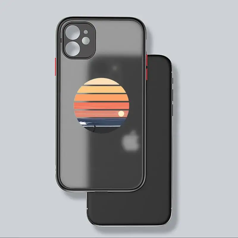 

Hot Sea wave surf summer surfing ocean Phone Case black matte transparent For iPhone 7 8 x xs xr 11 12 pro plus mini max