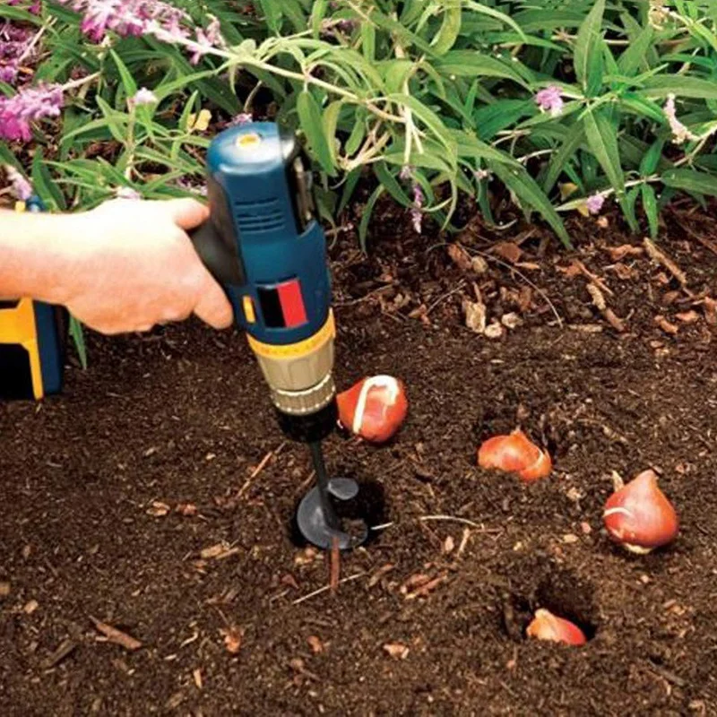 Набор сверл вложения 2 шт. садовые спиральные посадочные отверстия тюльпан