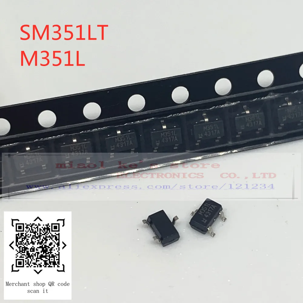 [10 шт.-50 шт.] 100% Новинка; SM351LT sm351lt M351L [1,65 V-5,5 V 620nA TO-236-3/SC-59/SOT-23-3] магнитный выключатель OMNIPOLAR SOT23