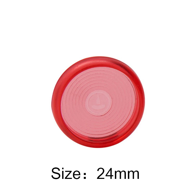 24mm Red 10 шт. 18/24/28 мм Цветной закругленная обвязка диск DIY записная книжка свободное раздвижное кольцо дуги книга Пряжка обруч кольцо для переплета канцелярские принадлежности - Цвет: 24mm Red
