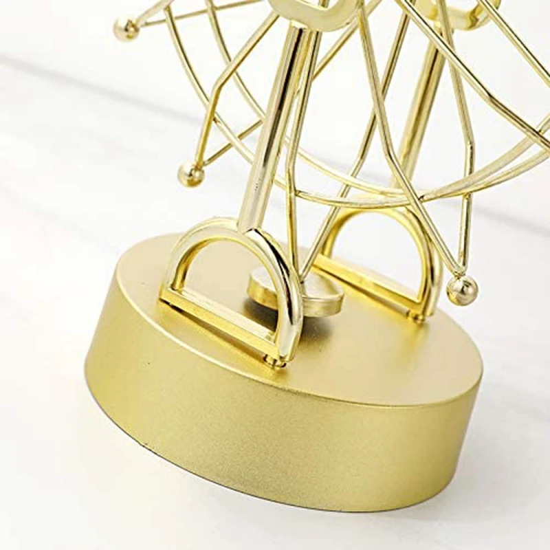 

Nordic Creative Ferris Wheel Perpetual Motion Rotating Table Ornament Home Decoration Celestial Wobbler Dynamic Decor
