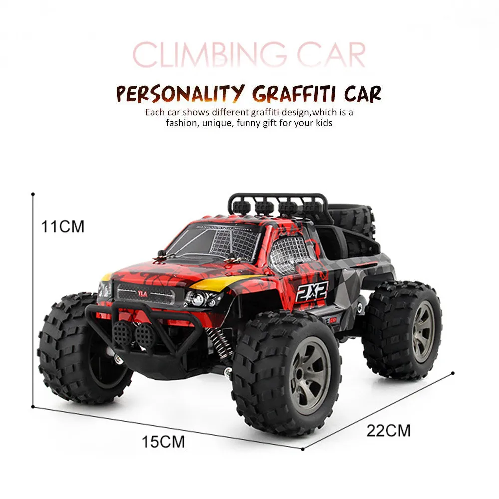 2WD Радиоуправляемая машина Rock Crawler 1/18 перезаряжаемая с дистанционным