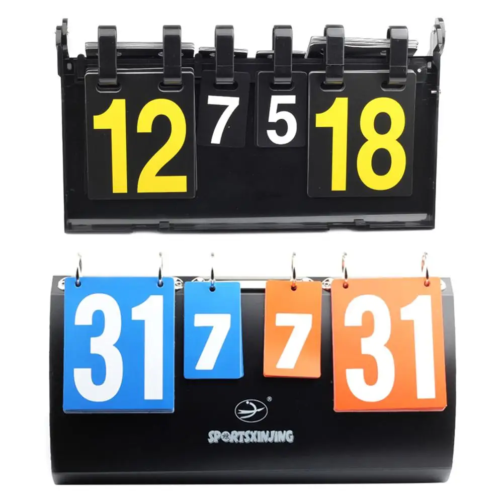 

Professional 4 Digit Sports Competition Scoreboard For Table Tennis Basketball Badminton Football Volleyball Boards M j