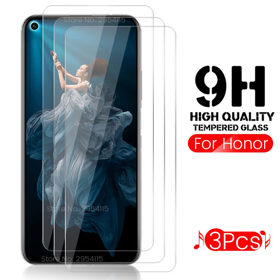 3 шт. защита экрана из закаленного стекла для huawei honer honor 10 светильник 9 lite 10lite 9 lite 20lite 10i 20i view 20 pro пленка glas