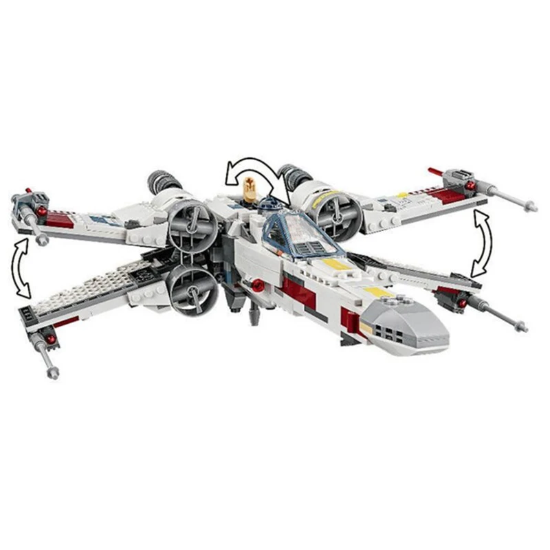 2020 Звездные войны дизайнер Звездное тысячелетие X wing космический корабль Alien Wars
