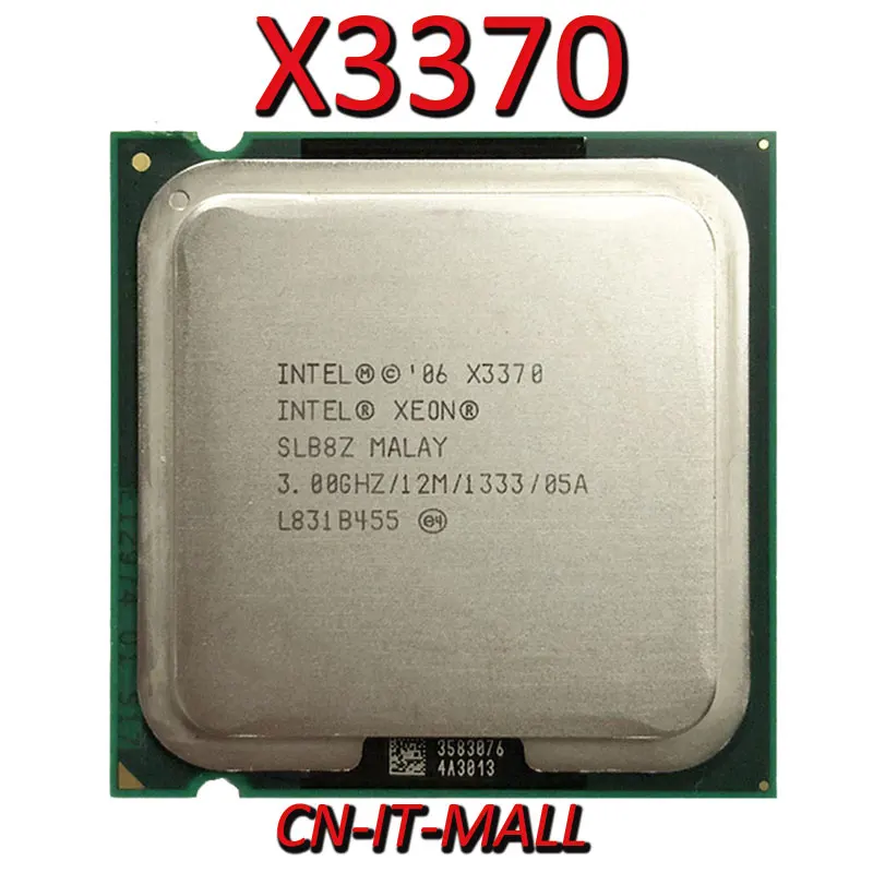 Процессор pull Xeon X3370 3 0 ГГц 12 МБ 4 ядра потока LGA775|Компьютерные кабели и разъемы| |