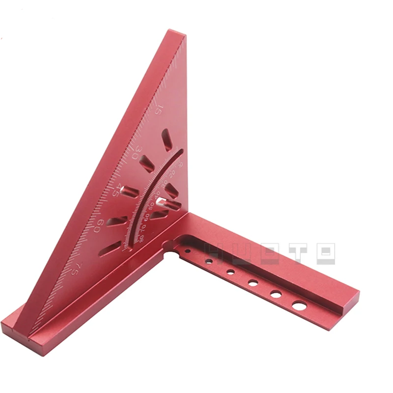 Обновленная деревообрабатывающая линейка квадратная планка треугольная 45