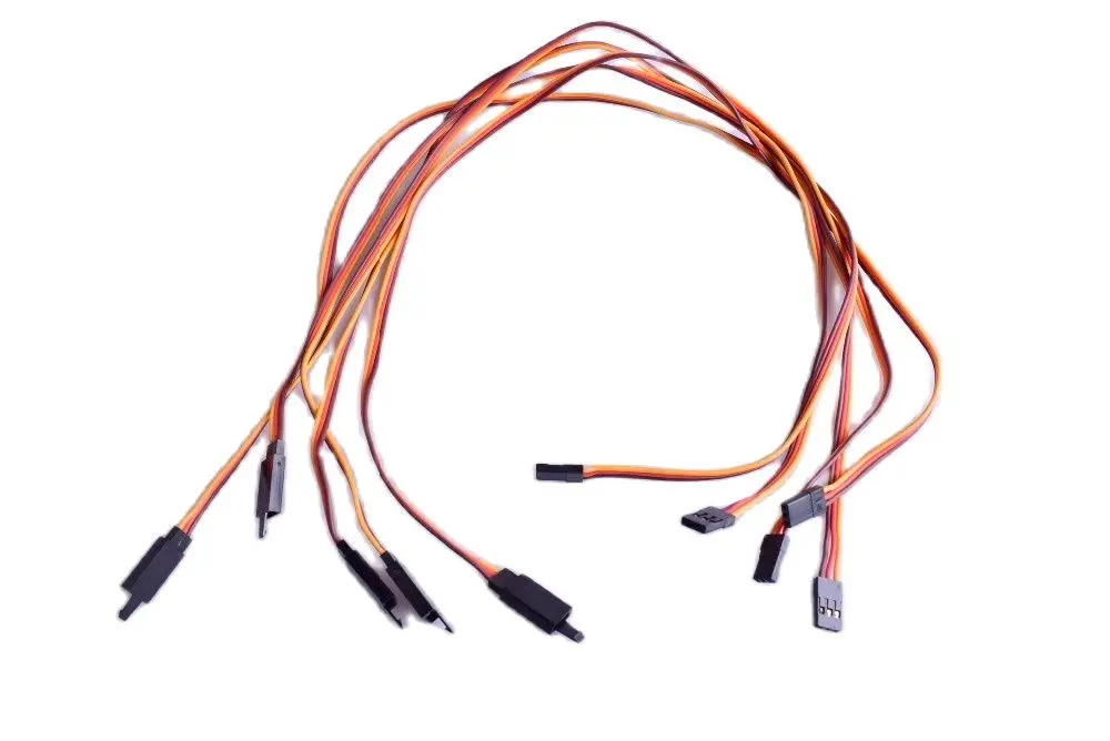 5 шт./упаковка Удлинительный кабель с сервоприводом 22awg Futaba JR плоский