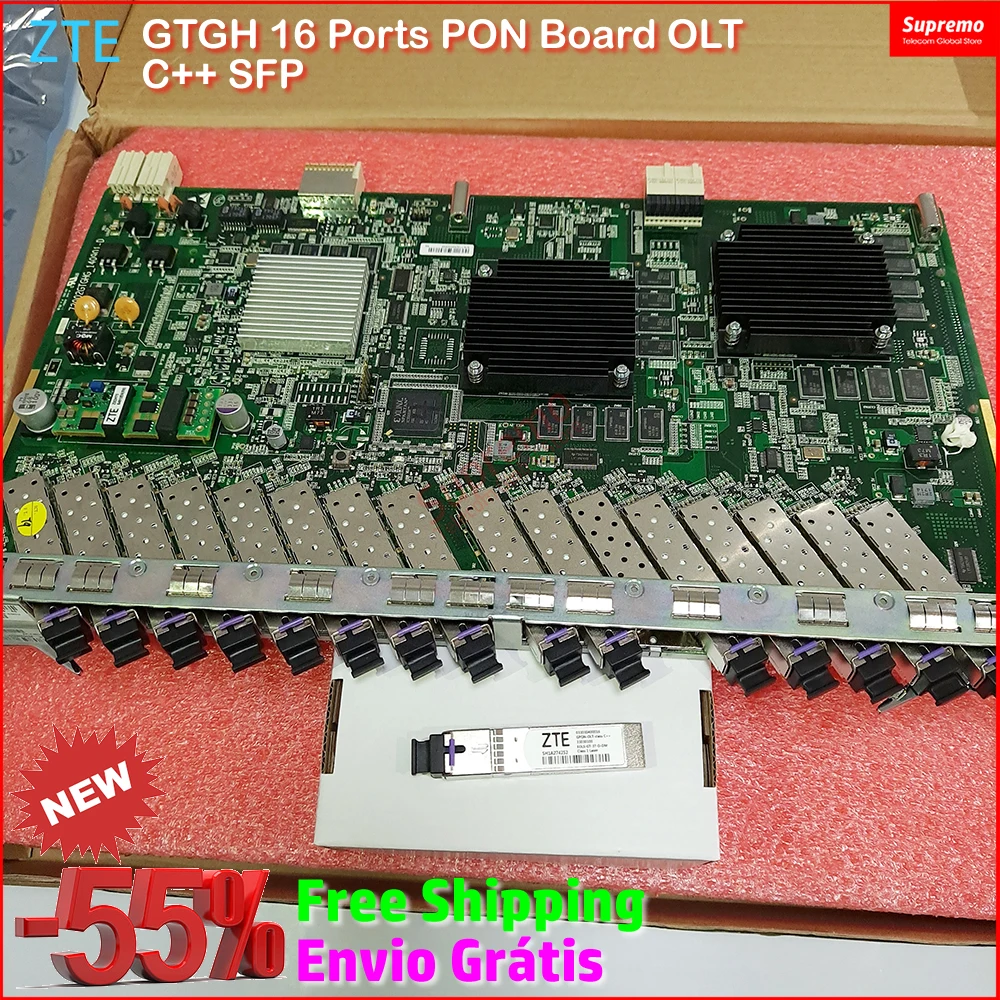 GTGH 16 портов GPON плата с C ++ SFP для ZTE OLT C320 C300 GTGHG GTGHK|Оптоволоконное оборудование| |