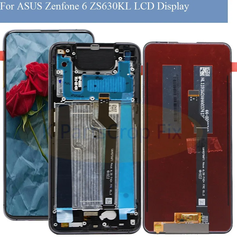 ЖК-дисплей 6 4 ''для ASUS Zenfone ZS630KL сенсорный экран дигитайзер сенсорное Стекло в