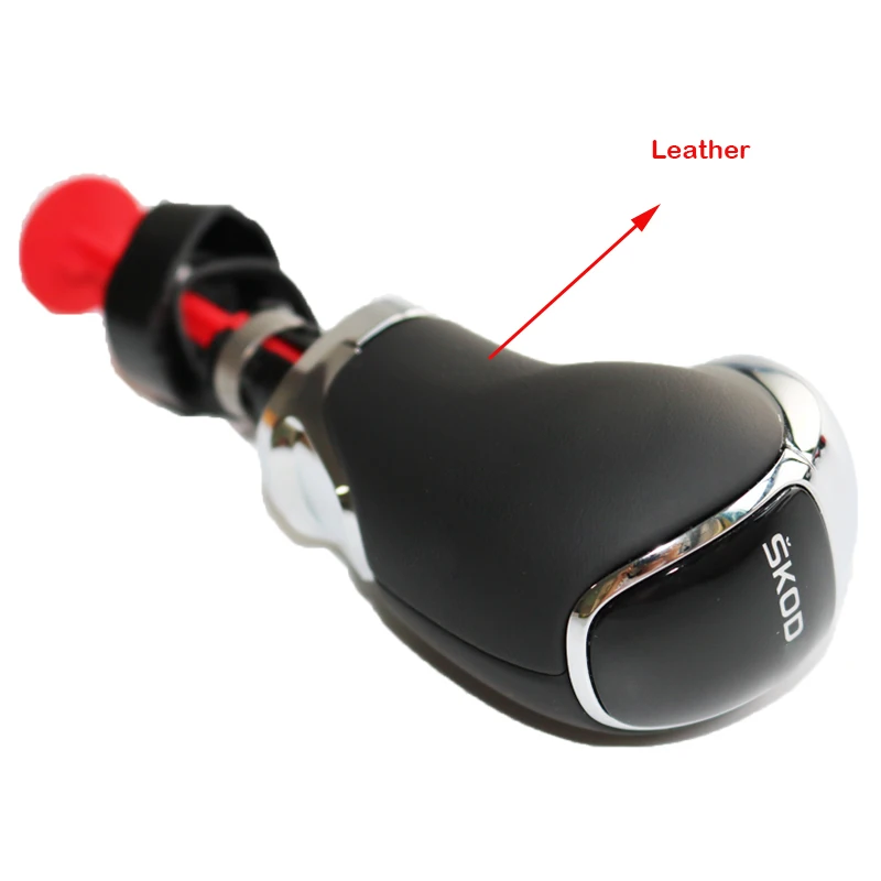 DSG ручка переключения передач головка гандбола пластик/кожа для SKODA Octavia Superb Yeti