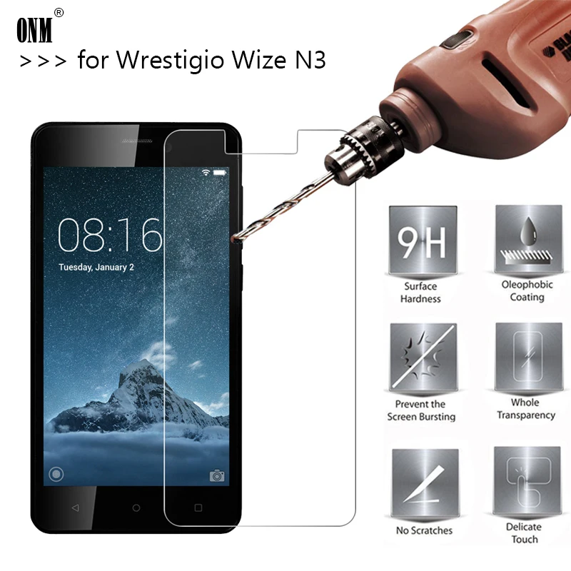 2.5D 0 26 мм 9H Премиум Закаленное стекло для Prestigio Wize M3 MX3 N3 NX3 NK3 защитная