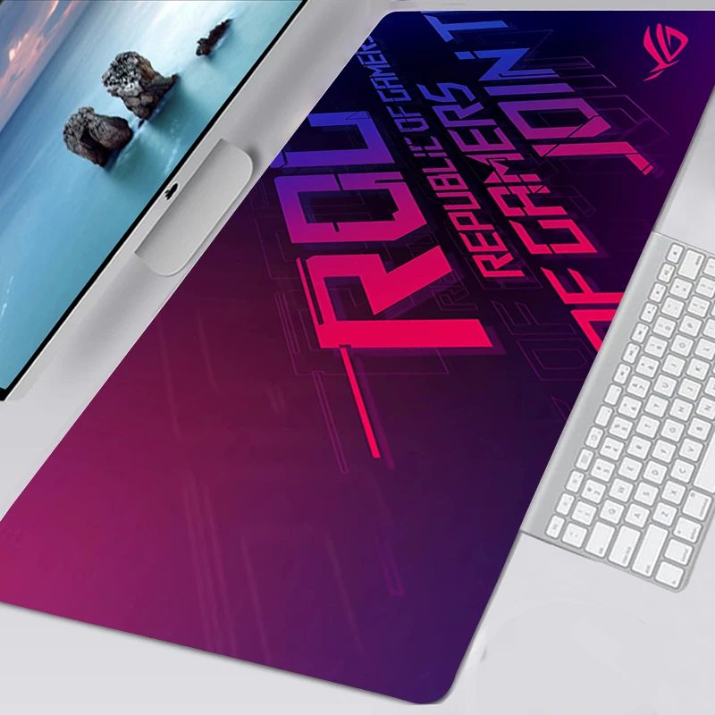 Asus большой коврик для мыши замок края Коврик Для Мыши Компьютерный 90x40 см аниме с
