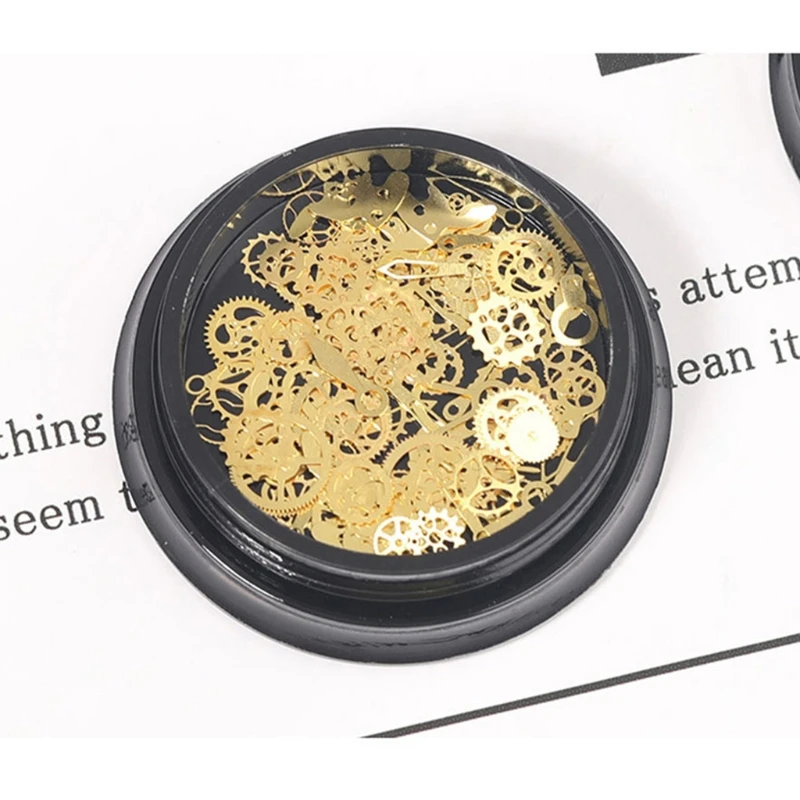 

72XE Antique Metal Steampunk Gears Charms DIY Pendant Clock Watch Wheel Gear Cog for Jewelry Making Fillings DIY Ornamnets