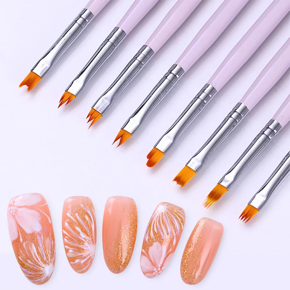 

Nail Art Brush with Plastic Handle UV Gel Polish Painting Drawing Pen Gel Polish Crystal Acrylic French Nail Art Manicure Tools