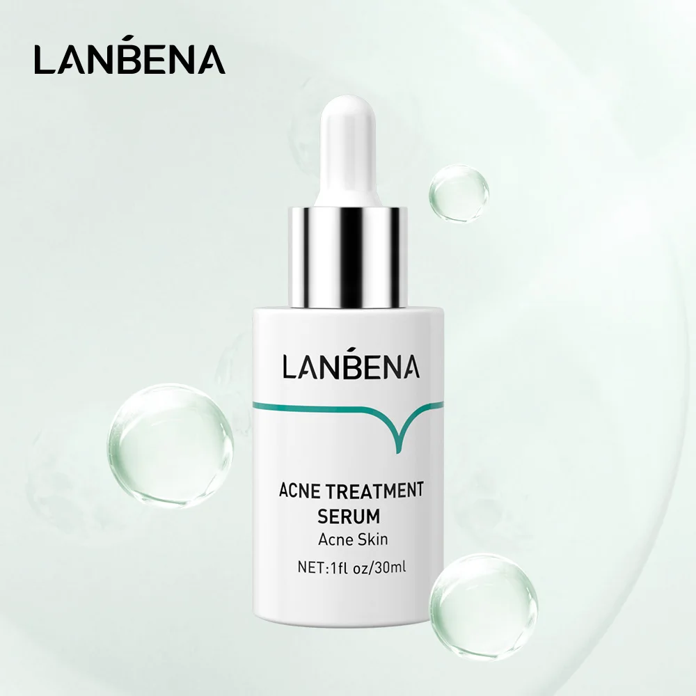 

LANBENA Facial Acne Treatment Serum Face Scar Pimple Removal Whitening Cream Skin Care Anti Acne Face Essence Spots Remover 30ml