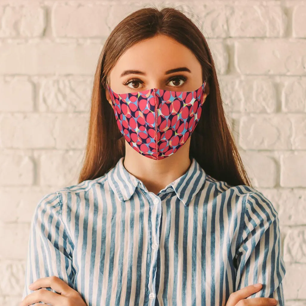 

Reusable Mask Colorful Fabric Face Cover Bandage Turban Stylish Fashionable Neutral Washable Breathable Mask mascarillas de tela