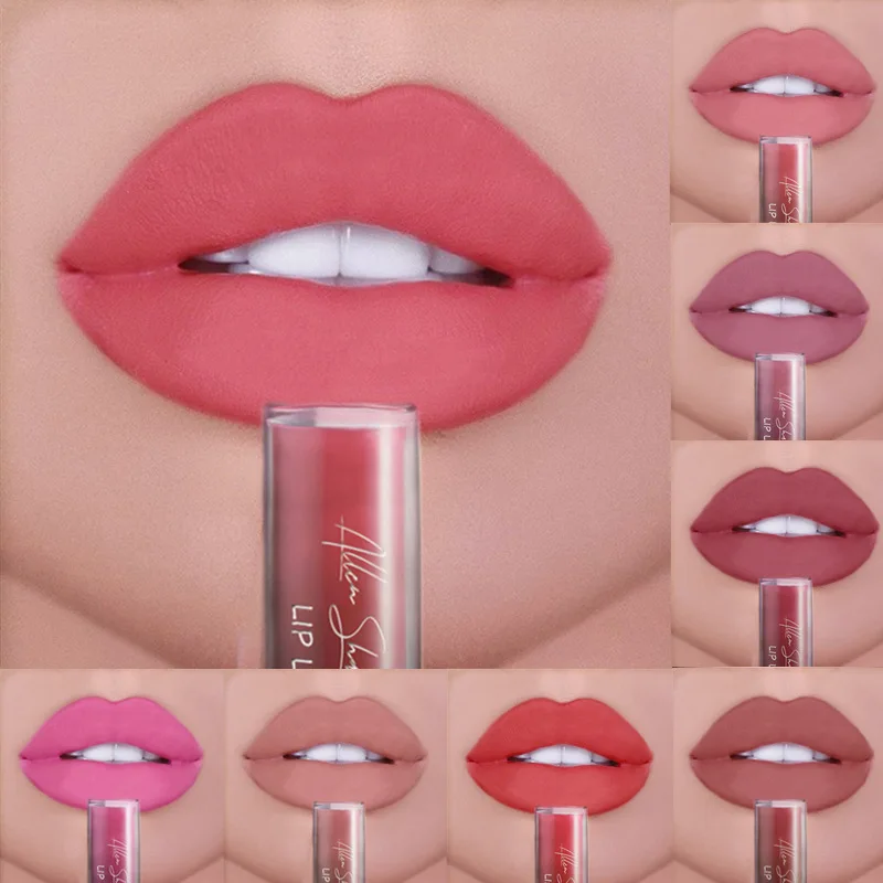 12 цветов Водостойкий тинт для губ стойкий блеск красный бархат Макияж матовый