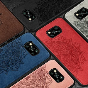For Xiaomi Poco X3 Case Cotton Rubber Texture Printing Pattern TPU
Phone Cover For Redmi 9C Case for Xiaomi Poco F2 Pro Poco X3