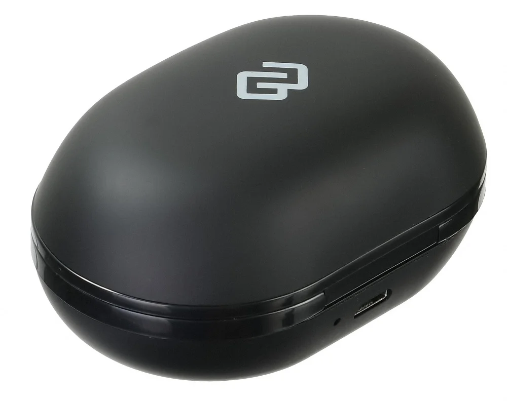 Гарнитура вкладыши digma tws-07 черный беспроводные bluetooth в ушной раковине (s608) |