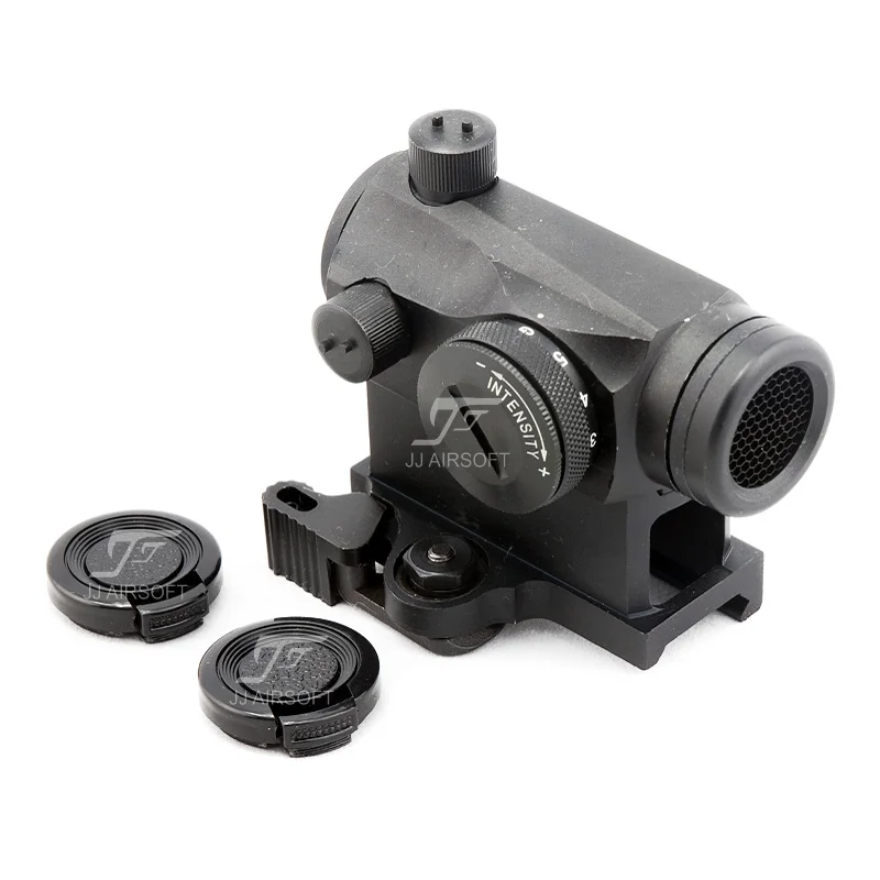 JJ страйкбол Micro 1x24 Red Dot с QD Riser Mount и Killflash/Kill Flash(черный/серебристый/коричневый - Цвет: Black