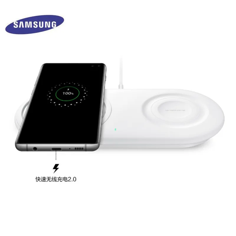 Samsung Galaxy S10e S10 S10+ Dual wireless charging dock 2019 EP-P5200 Watch Active Accelerated 2.0 function | Мобильные телефоны и