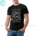 Amstaff футболка американский Стаффордшир футболка с фотографией терьера Мужская хлопковая футболка милый Графический Футболка с коротким рукавом