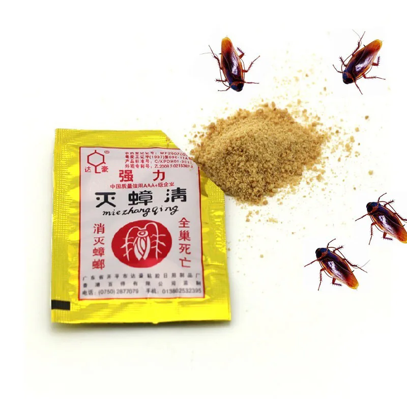 

10PCS/Lot Effective Killer Cockroach Powder Bait Special Insecticide Bug Beetle Cucaracha Medicine Insect Reject Pest Control