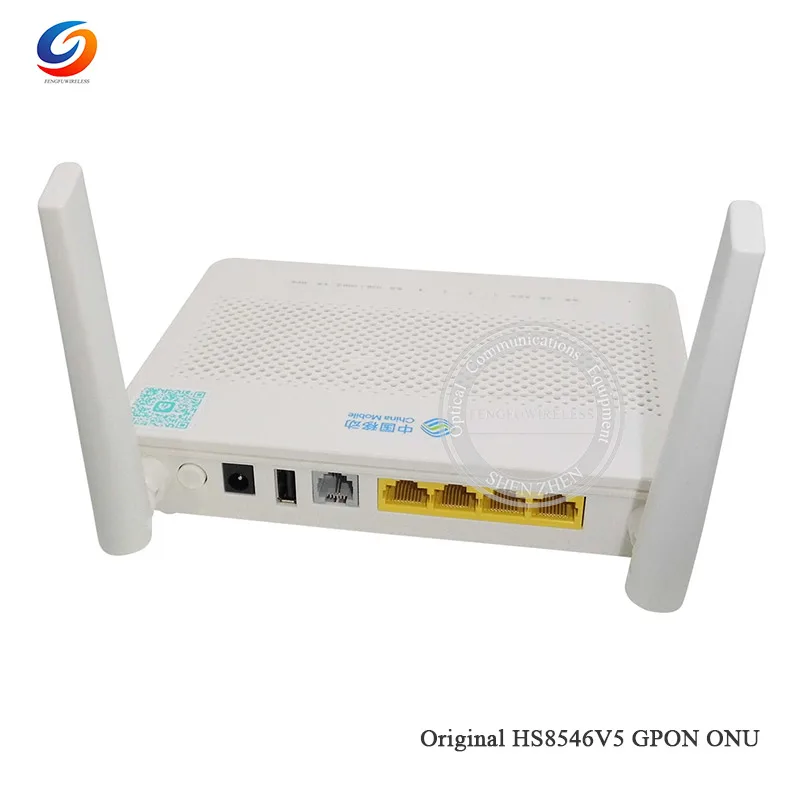 Бесплатная доставка Набор из 10 шт. Chespest б/у HS8546V5 HS8145V GPON ONU ONT 4GE + 1TEL 2USB 2 4G & 5G