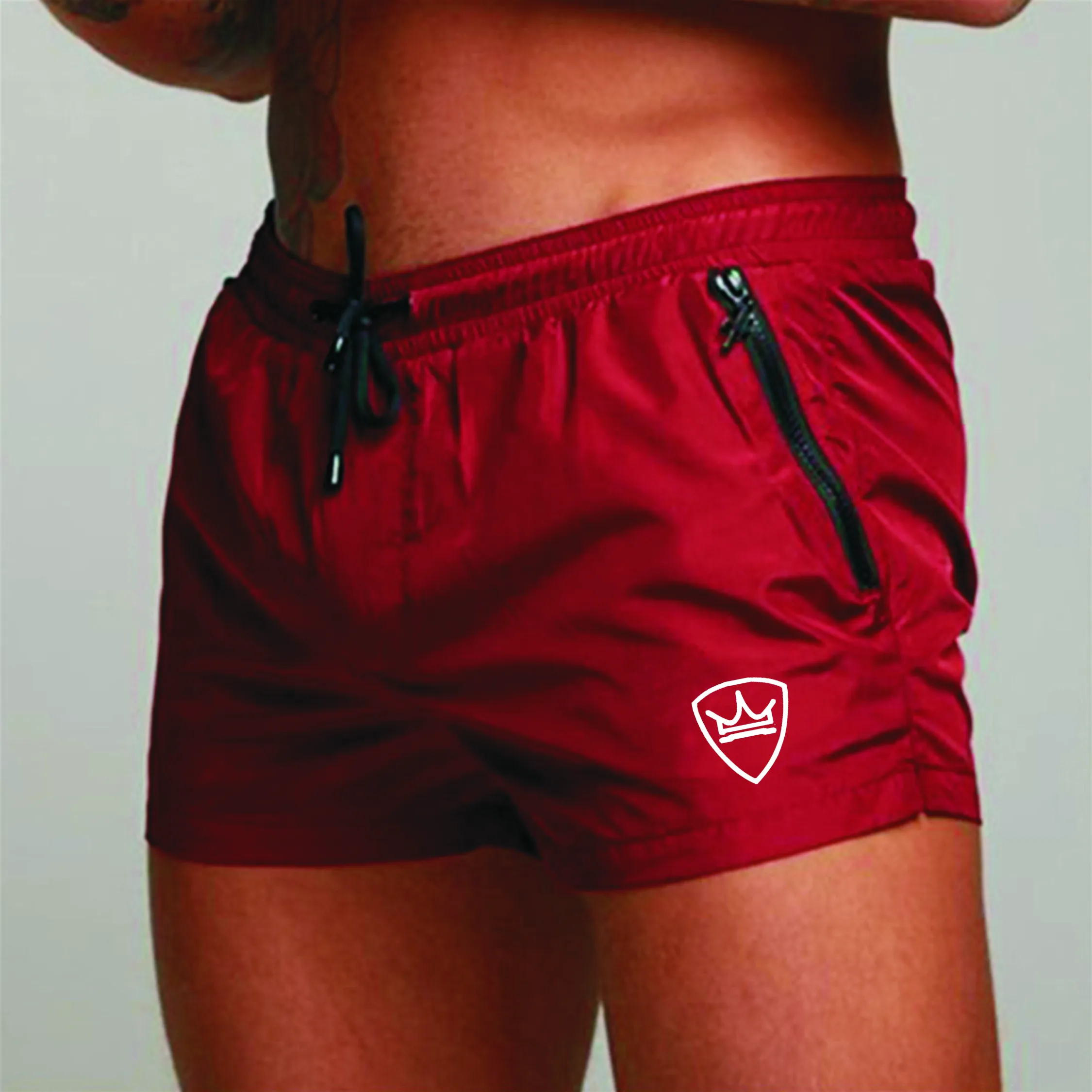 Новинка 2020 мужские купальные шорты короткие быстросохнущие спортивные пляжные