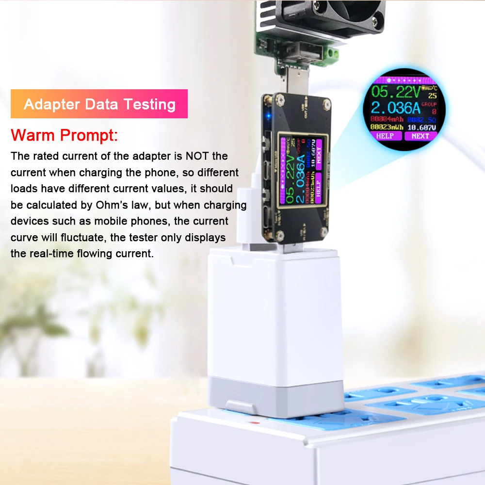 

Digital Multimeter Type C USB Tester Screen USB Voltmeter Ammeter Current Voltage Tester BT Connection APP Remote Control