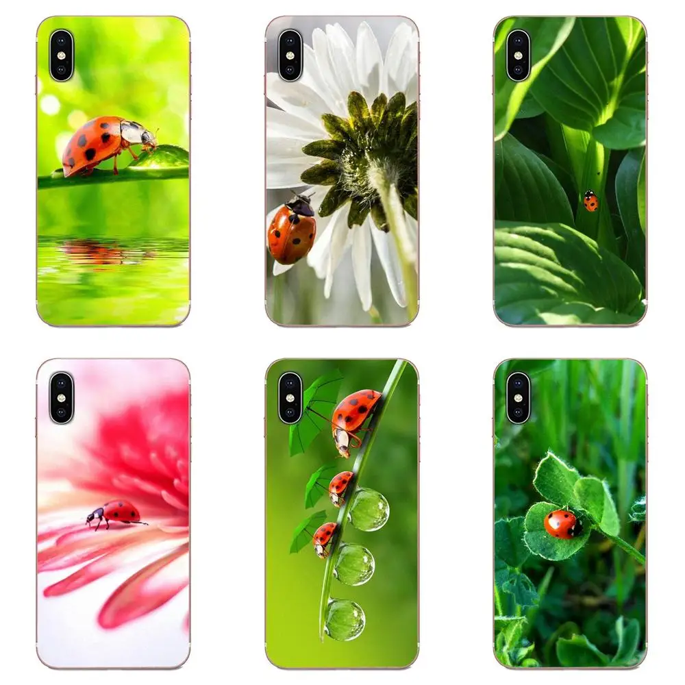 Красный леди божья коровка с Божьими коровками для huawei Nova 2 V20 Y3II Y5 Y5II Y6 Y6II Y7 Y9 G8 G9 GR3