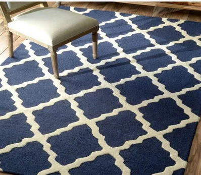 Черный Large High Quality Handwoven Wool Carpets For Living Room Chinese Wool Carpet Bedroom Kids Rug Thick Plush Soft Floor Carpets - Цвет: Черный